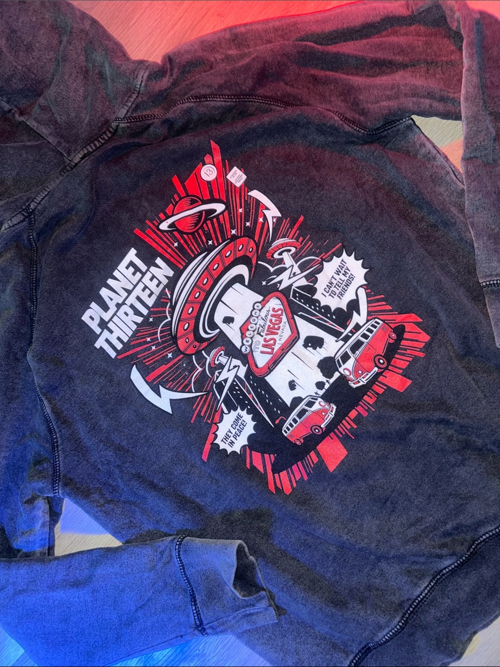 Planet Thirteen Las Vegas UFO Graphic Hoodie